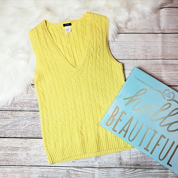 J. Crew Sweaters - J. Crew | Yellow sweater vest RESERVED!
